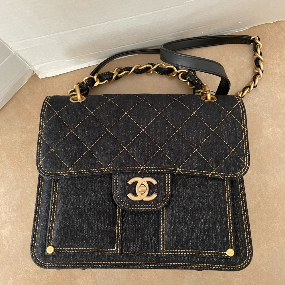 Chanel 2023 SS Denim Backpack - Brand New - Very Rare Find - Picture 7 of 14